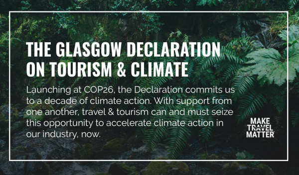 The Glasgow Declaration on tourism and climate